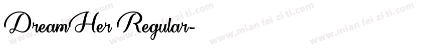 DreamHer Regular字体转换